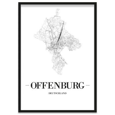 Stadtposter Offenburg Rahmen