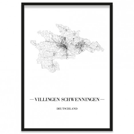 Stadtposter Villingen-Schwenningen Rahmen