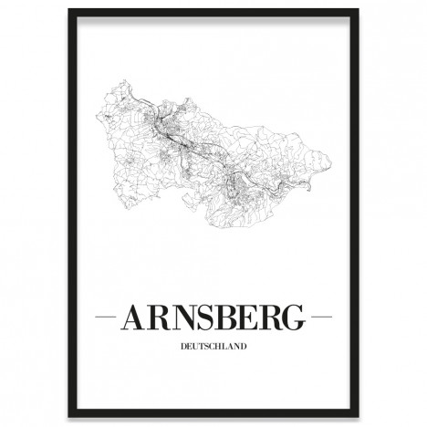 Stadtposter Arnsberg Rahmen