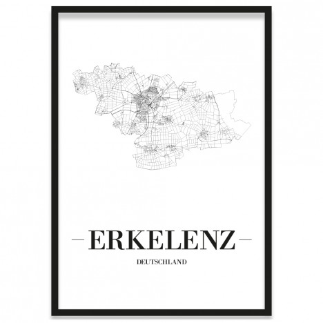 Stadtposter Erkelenz Rahmen