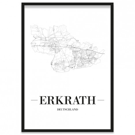 Stadtposter Erkrath Rahmen