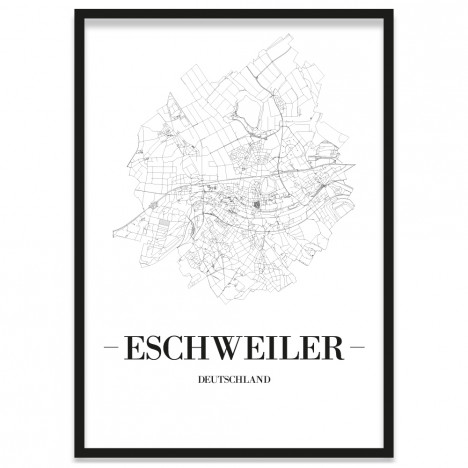 Stadtposter Eschweiler Rahmen