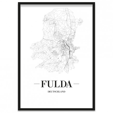  Fulda Poster Bilderrahmen