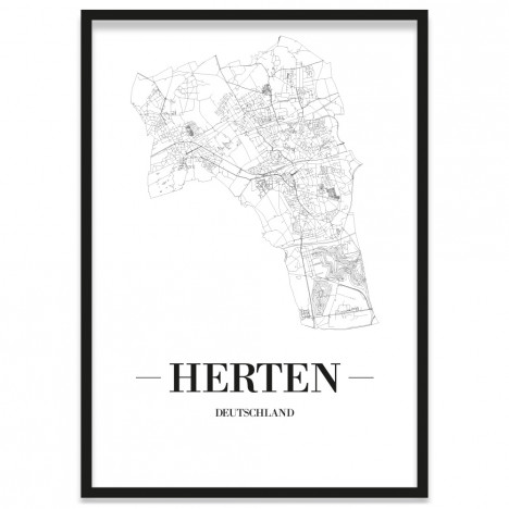 Herten Poster Bilderrahmen