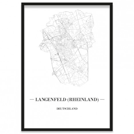 Stadtposter Langenfeld (Rheinland)