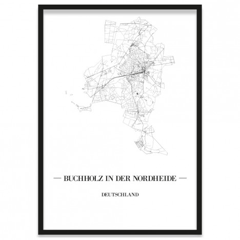 Stadtposter Bruchholz in der Nordheide