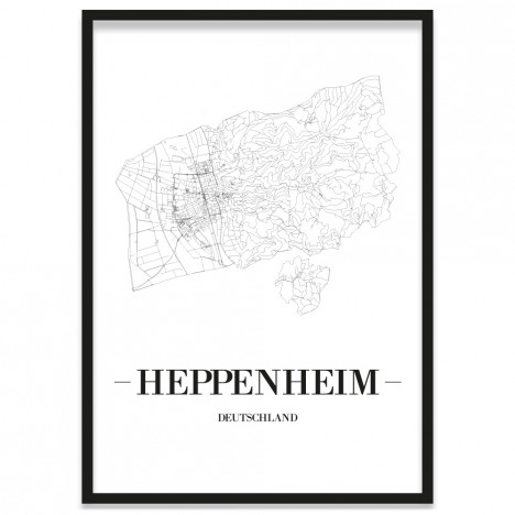 Stadtposter Heppenheim