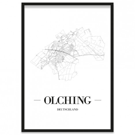 Stadtposter Olching Rahmen