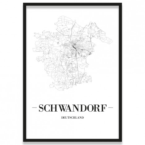 Stadtposter Schwandorf Rahmen