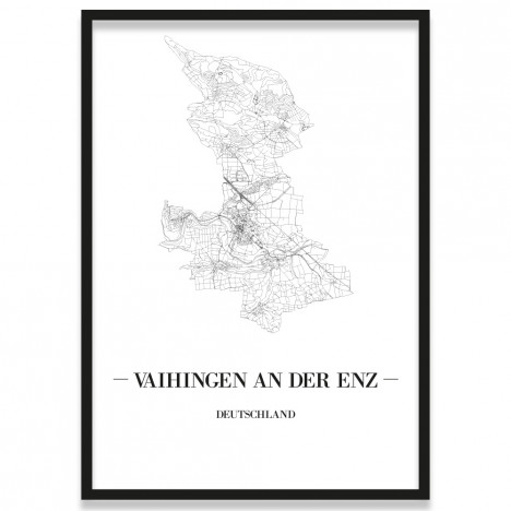 Vaihingen an der Enz mit Rahmen