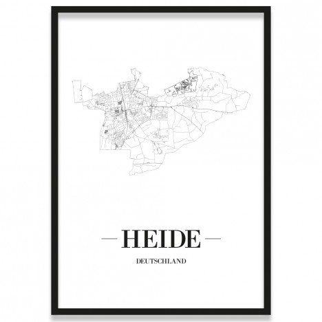 Stadtposter Heide