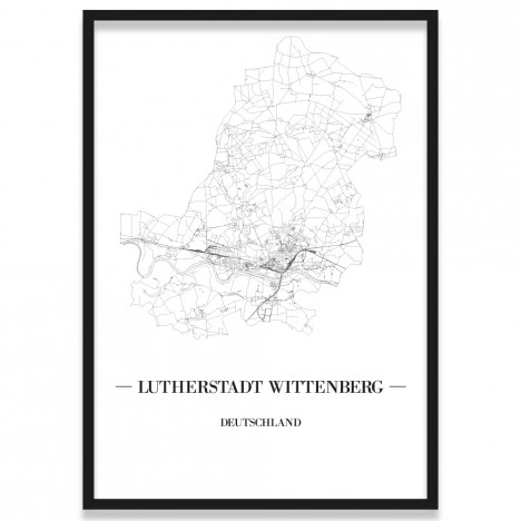 Stadtposter Lutherstadt Wittenberg