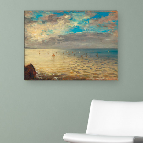 das Meer von Eugéne Delacroix als Leinwandbild