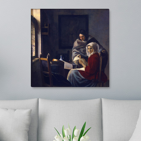Jan Vermeer - Leinwandbild