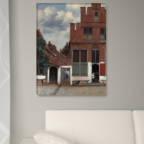 Jan Vermeer - Straße in Delft