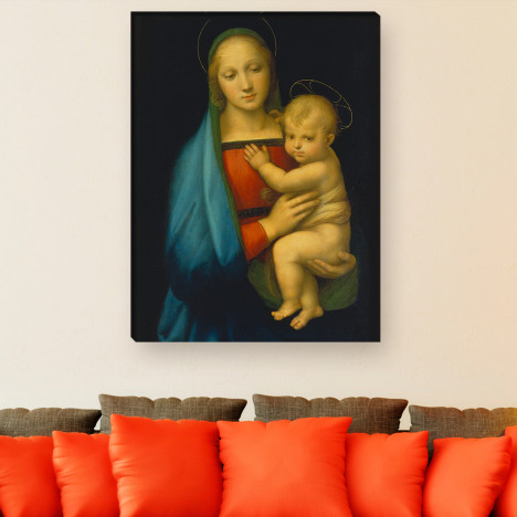 die Madonna des Großherzogs als Leinwandbild