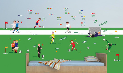 Wandsticker Mega Set - Fußball WM