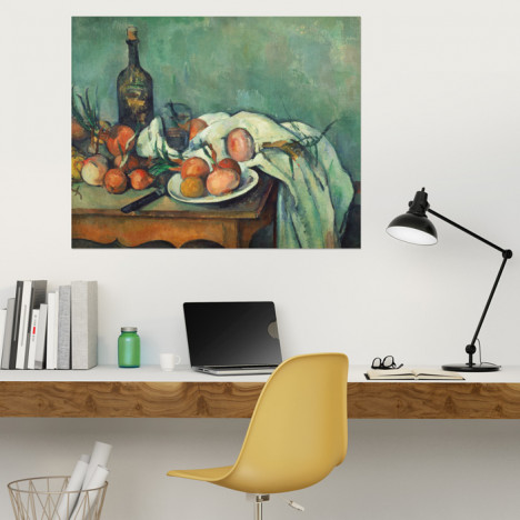 Poster Paul Cézanne - Stillleben mit Zwiebeln