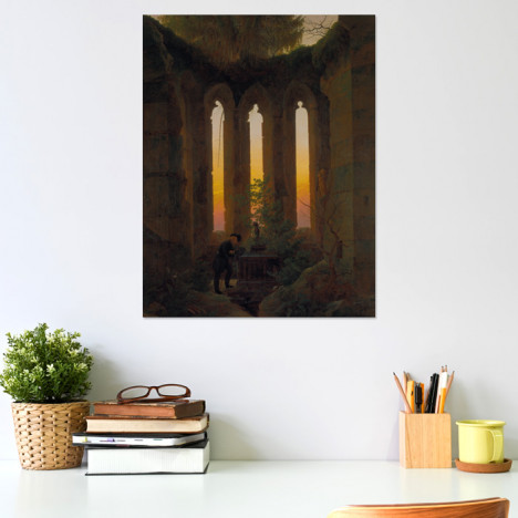 Poster Caspar David Friedrich - Huttens Grab