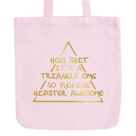 JUNIWORDS Pastell Jutebeutel Holy shit it's a triangle omg so fucking hipster awesome