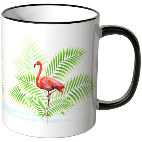 JUNIWORDS Tasse Flamingo im Wasser