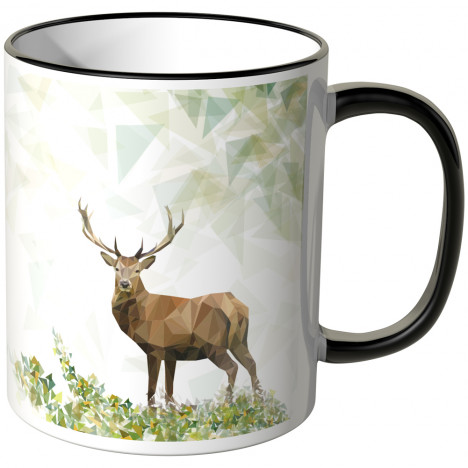 JUNIWORDS Tasse Majestätischer Hirsch-1