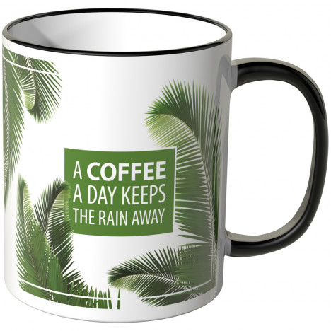 JUNIWORDS Tasse A COFFEE A DAY