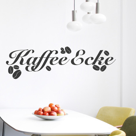 Wandtattoo Kaffee Ecke