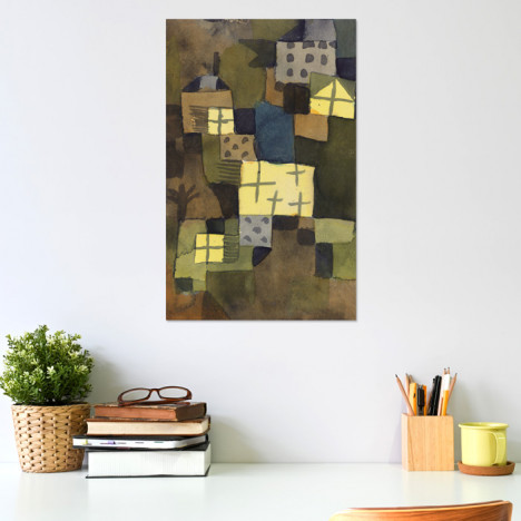 Poster Paul Klee - M. D. Gelben Fenstern