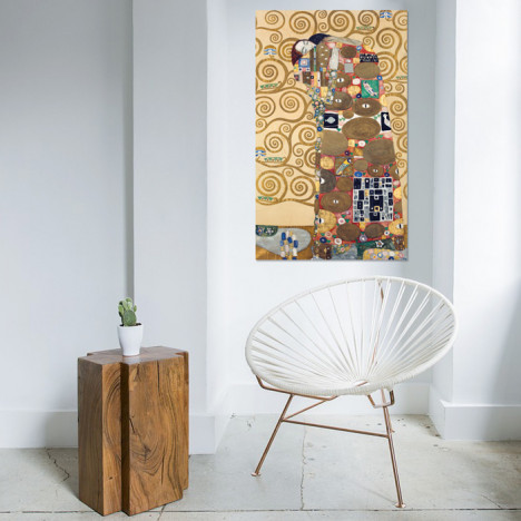 Poster Gustav Klimt - Die Erfüllung