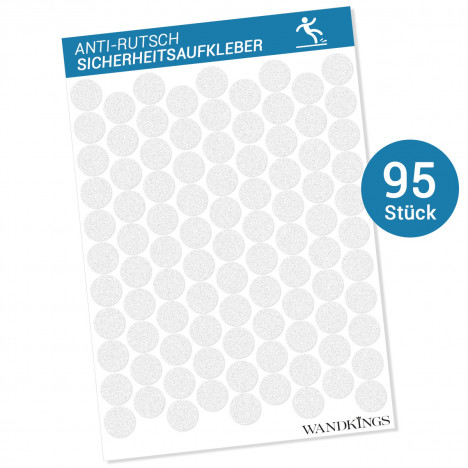Anti-Rutsch-Sticker Punkte, 95 Stück