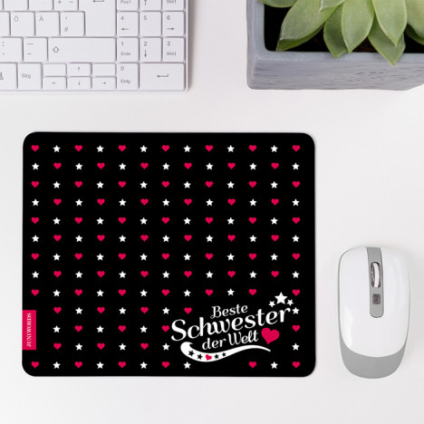 Mousepad Beste Schwester - Motiv 1