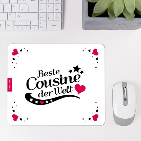 Mousepad Beste Cousine - Motiv 4