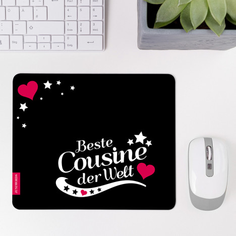 Mousepad Beste Cousine - Motiv 7