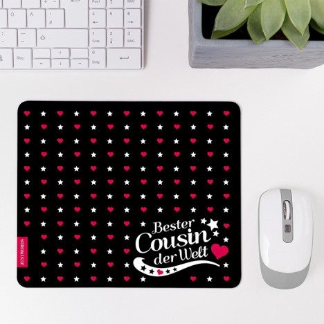 Mousepad Bester Cousin - Motiv 1