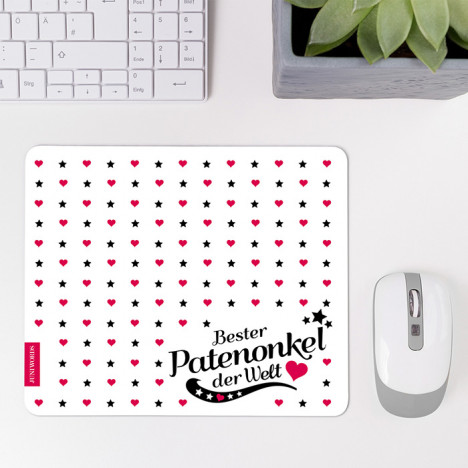 Mousepad Bester Patenonkel - Motiv 2