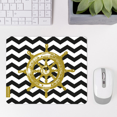 Mousepad Chevron Muster Schiffsruder