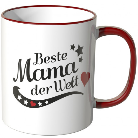 JUNIWORDS Tasse Beste Mama der Welt