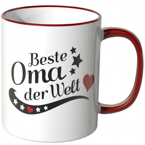 JUNIWORDS Tasse Beste Oma der Welt