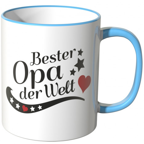 JUNIWORDS Tasse Bester Opa der Welt