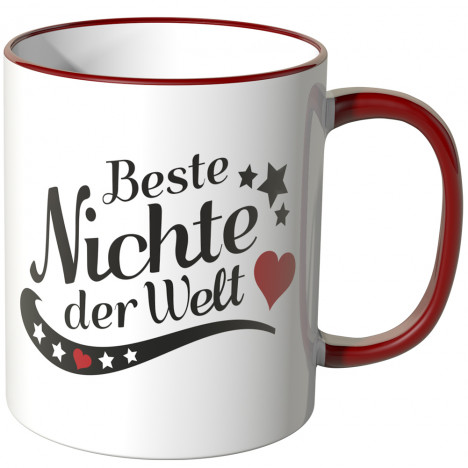 JUNIWORDS Tasse Beste Nichte der Welt