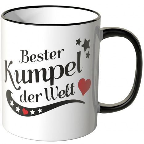 JUNIWORDS Tasse Bester Kumpel der Welt