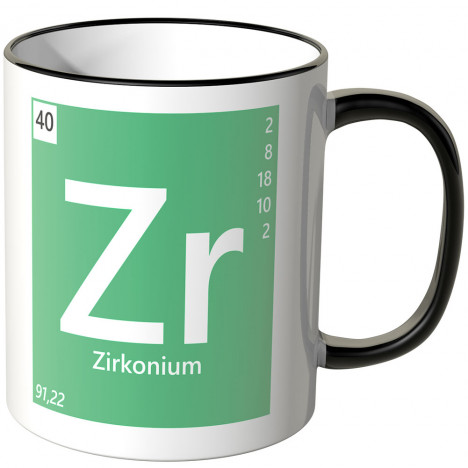 Zirkonium Element Tasse