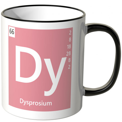 JUNIWORDS Tasse Element Dysprosium "Dy"