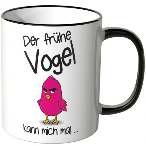 JUNIWORDS Tasse Der frühe Vogel