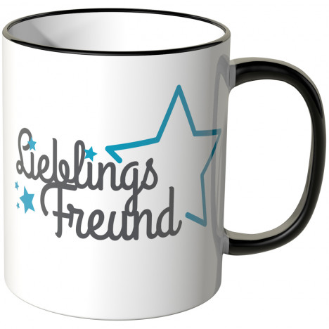 JUNIWORDS Tasse Lieblingsfreund mit Stern