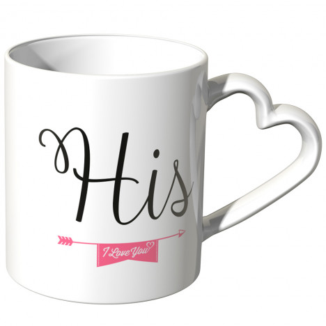 JUNIWORDS Herz Tasse His - I love you