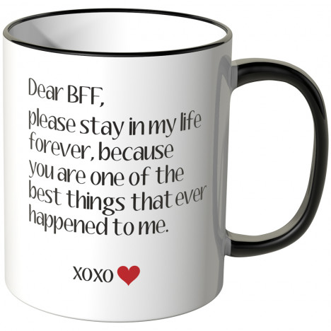 JUNIWORDS Tasse Dear BFF...