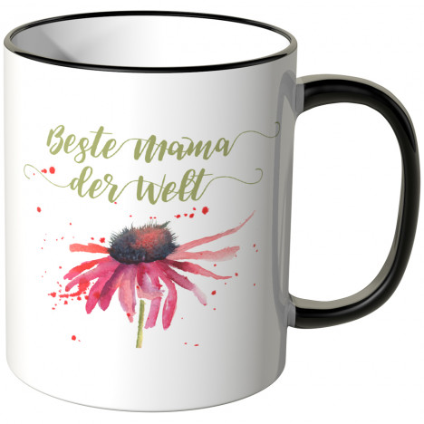 beste mama der welt gerbera tasse