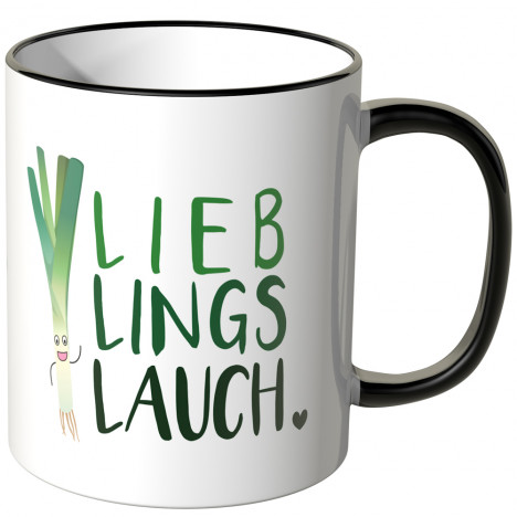 JUNIWORDS Tasse Lieblingslauch